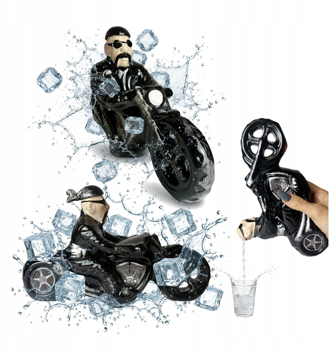 Butelka CHOPPER Ceramiczna 350ml Karafka Ozdobna na Prezent Alkohol