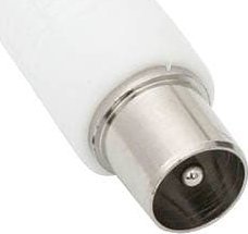 Blow 1537# Wtyk antenowy prosty biały długi