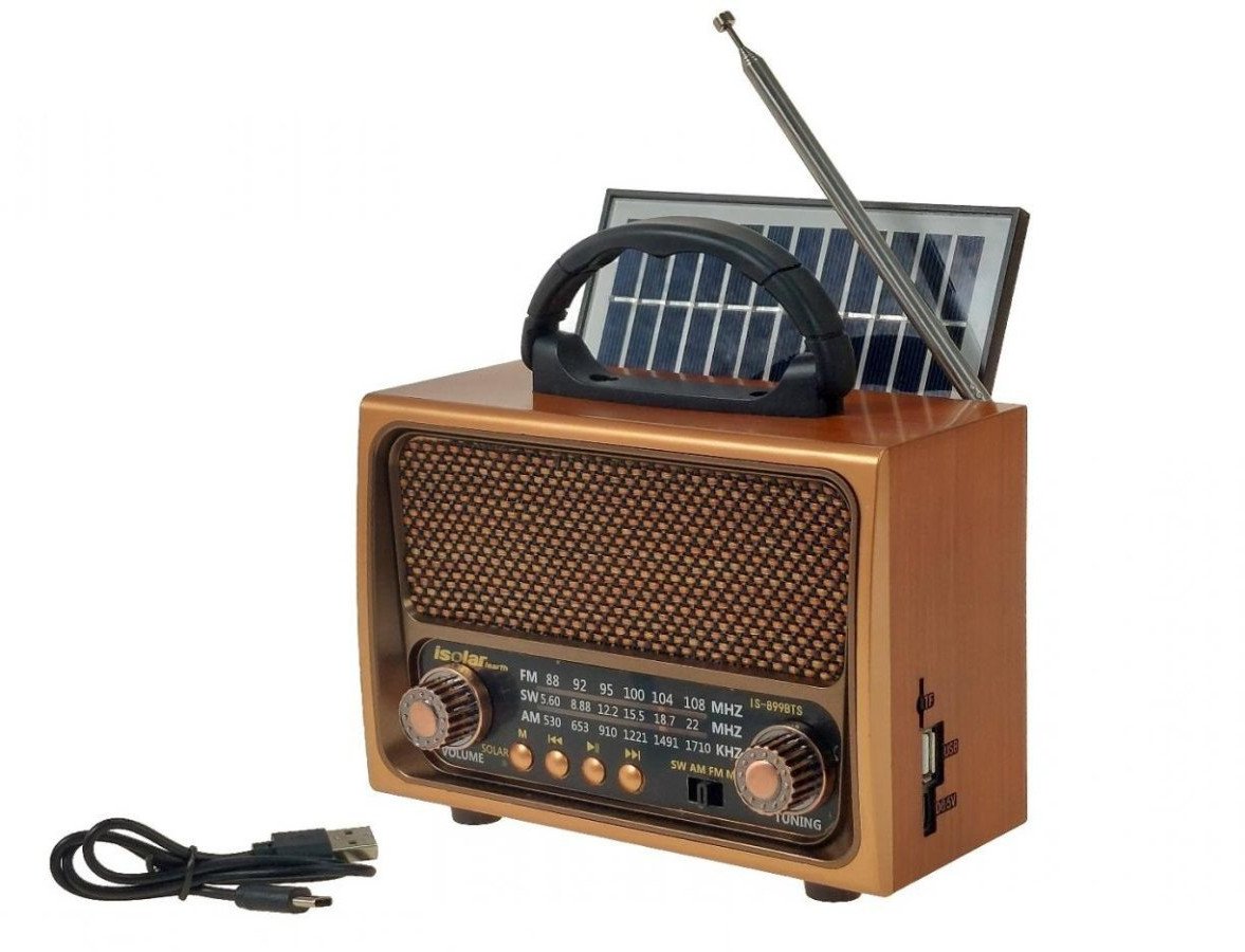 Głośnik z radiem Bluetooth kabel USB MIX