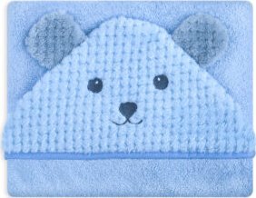 UVIE Okrycie kąpielowe Soft 100x100 cm niebieskie