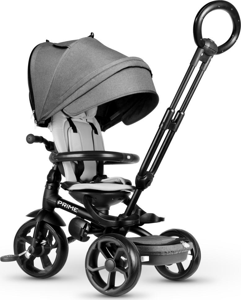 Qplay Rowerek Trójkołowy New Prime Szary