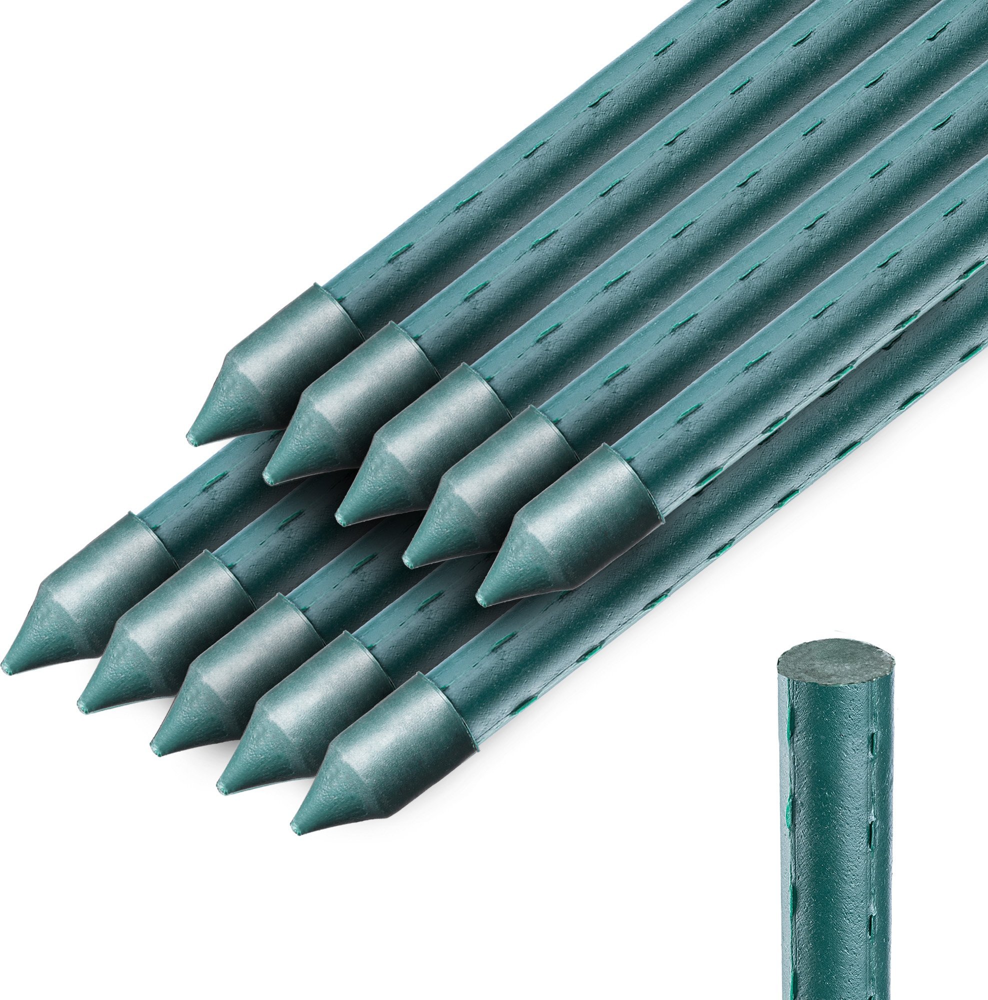 Kadax KADAX Tyczka Do Roślin 90cm Podpora Pomidorów Palik Kwiaty Powlekana 10szt