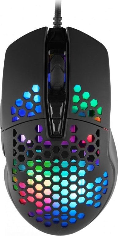 Mysz C-Tech C-TECH herní myš Scarab, 7200 DPI, RGB podsvícení, USB