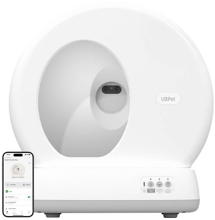 Inteligentna samoczyszcząca kuweta z kamerą dla kota UBPet C10 Pro
