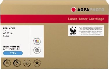 Toner AgfaPhoto Cyan Zamiennik 415A (TONER CYAN, RPL. W2031A 415A)