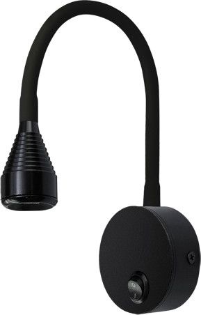 Kinkiet IDEUS Oprawa dekoracyjna ścienna LED 3,5W 4000K POLA LED BLACK IDEUS 7390