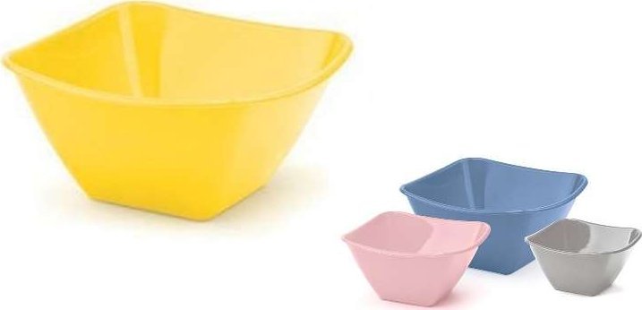 Jagiełło Miska plastikowa uniwersalna Mix kolorów 26/26