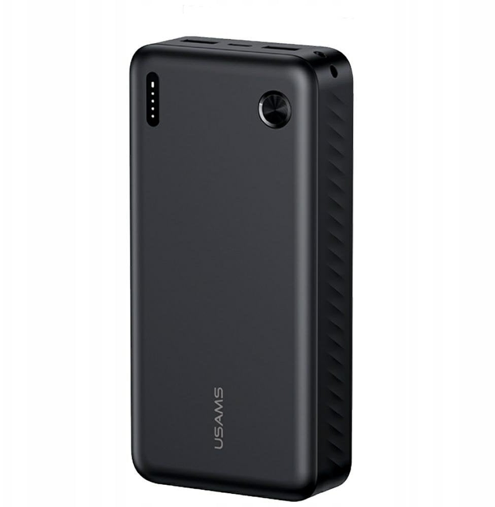 Powerbank Usams Powerbank PB83 2xUSB-A 1xUSB-C 20000mAh czarny
