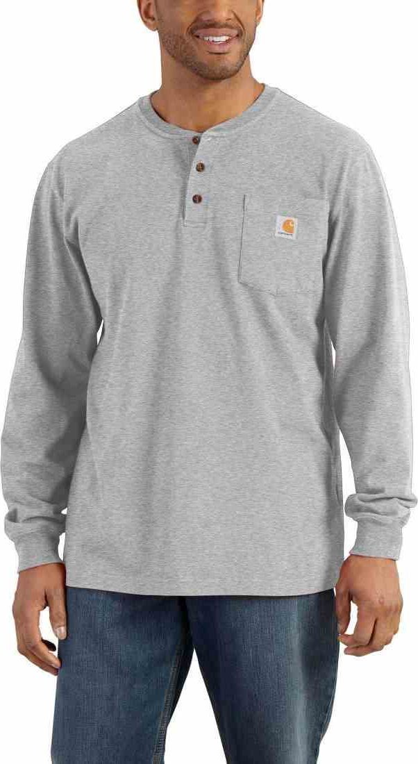 Carhartt Koszulka Carhartt Long Sleeve Heather Grey