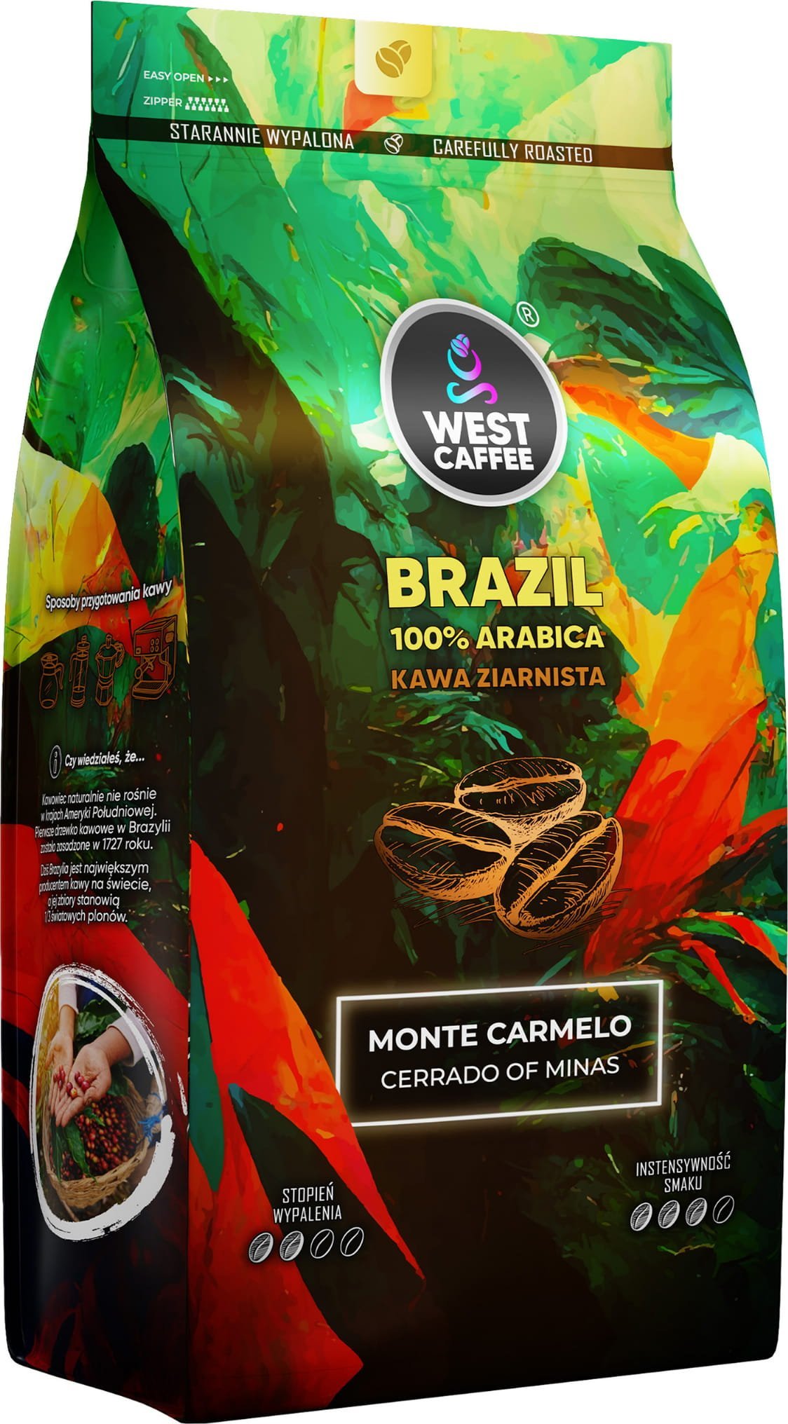 Kawa ziarnista West Caffee Brazil Cerrado Of Minas 1 kg