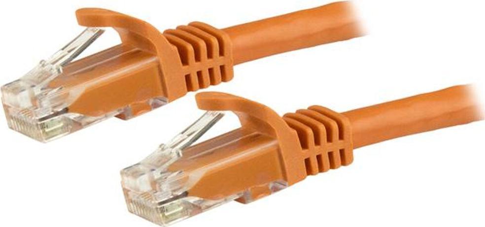 StarTech STARTECH.COM 1,5m CAT6 Kabel - orangenes CAT6-Patchkabel - Snagless-RJ45 - 24 AWG Kupferdraht - LAN - Ethernet N6PATC150CMOR