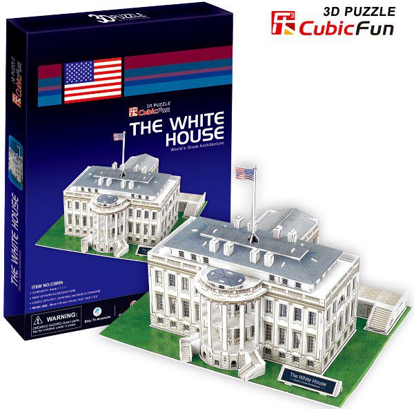 Cubicfun PUZZLE 3D BIAŁY DOM - C060H