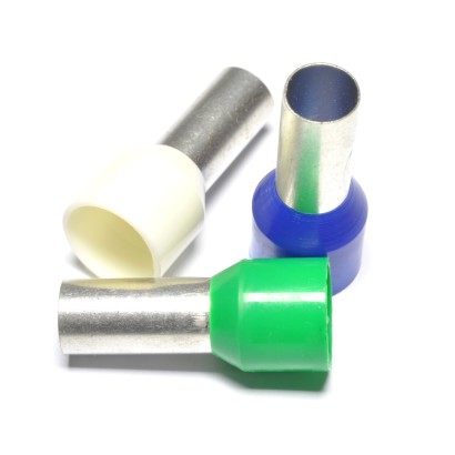 Końcówka tulejkowa izolowana 4x10mm szara 100szt.