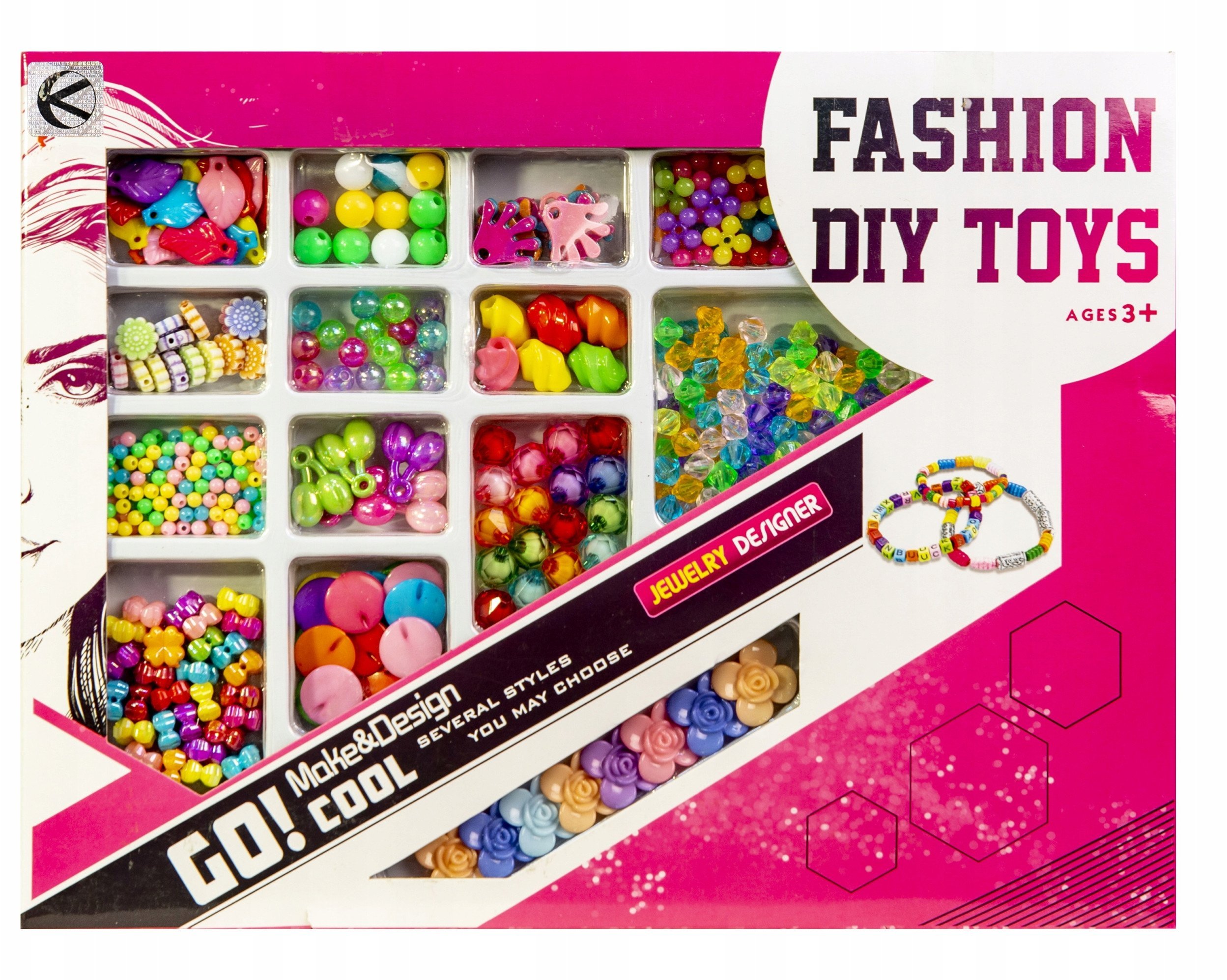 Zestaw koralików do tworzenia biżuterii