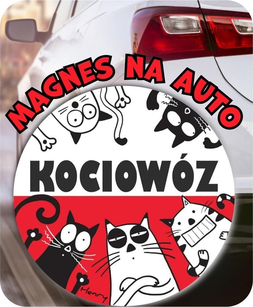 HENRY Magnes na auto KOCIOWÓZ