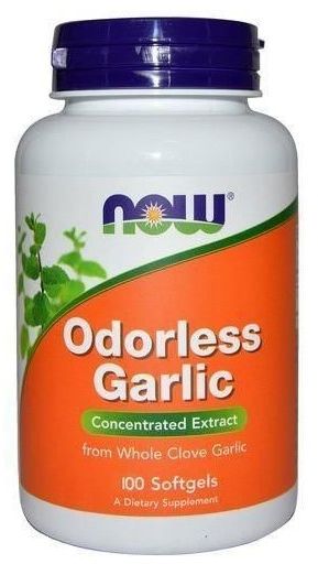 NOW Foods Odorless Garlic 100 kapsułek