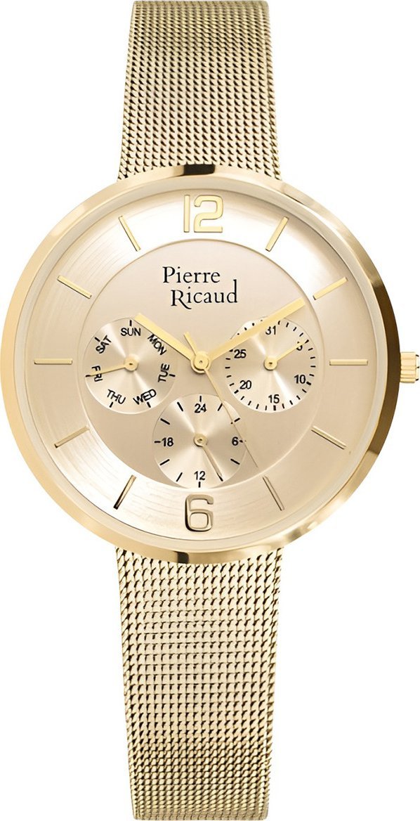 Zegarek Pierre Ricaud Zegarek damski Pierre Ricaud P22023.1151QF złoty