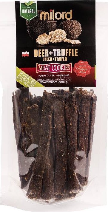 Przysmak dla psa Milord jeleń z truflami paski 70 g