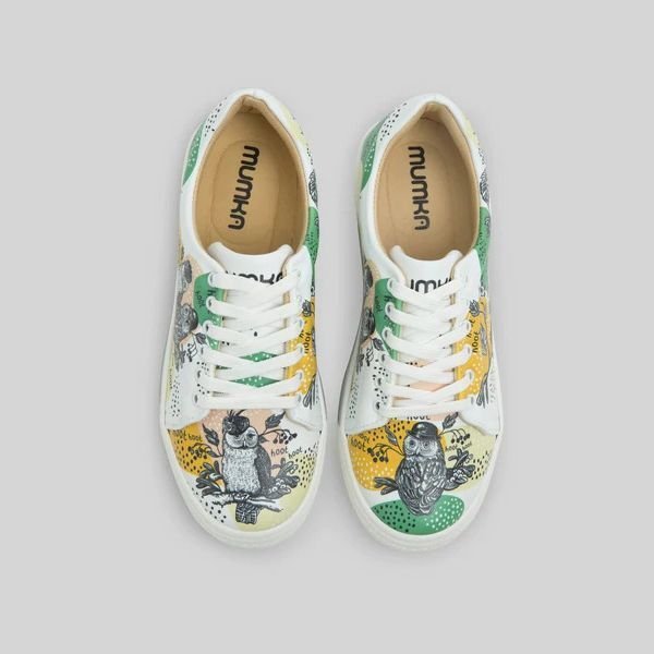 Mumka Shoes Sneakersy wegańskie Pan i Pani Sowa Mumka-38