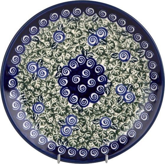 Bolesławiec Talerz płytki 20cm Bolesławiec Dekor 1073