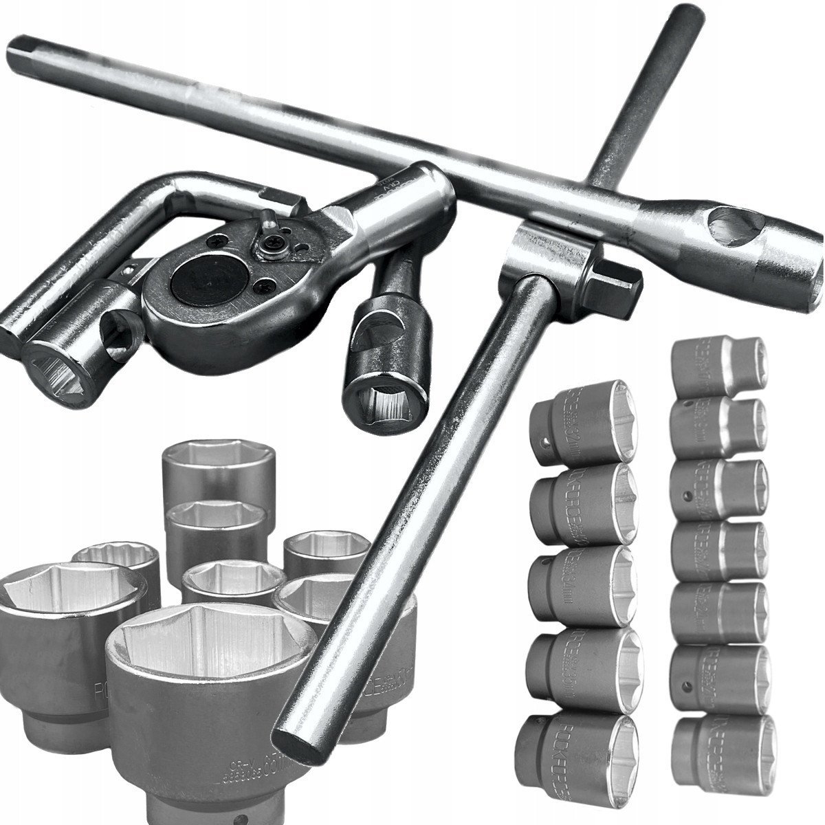 Zestaw narzędzi 3/4", 26 el. (6-kątnych)