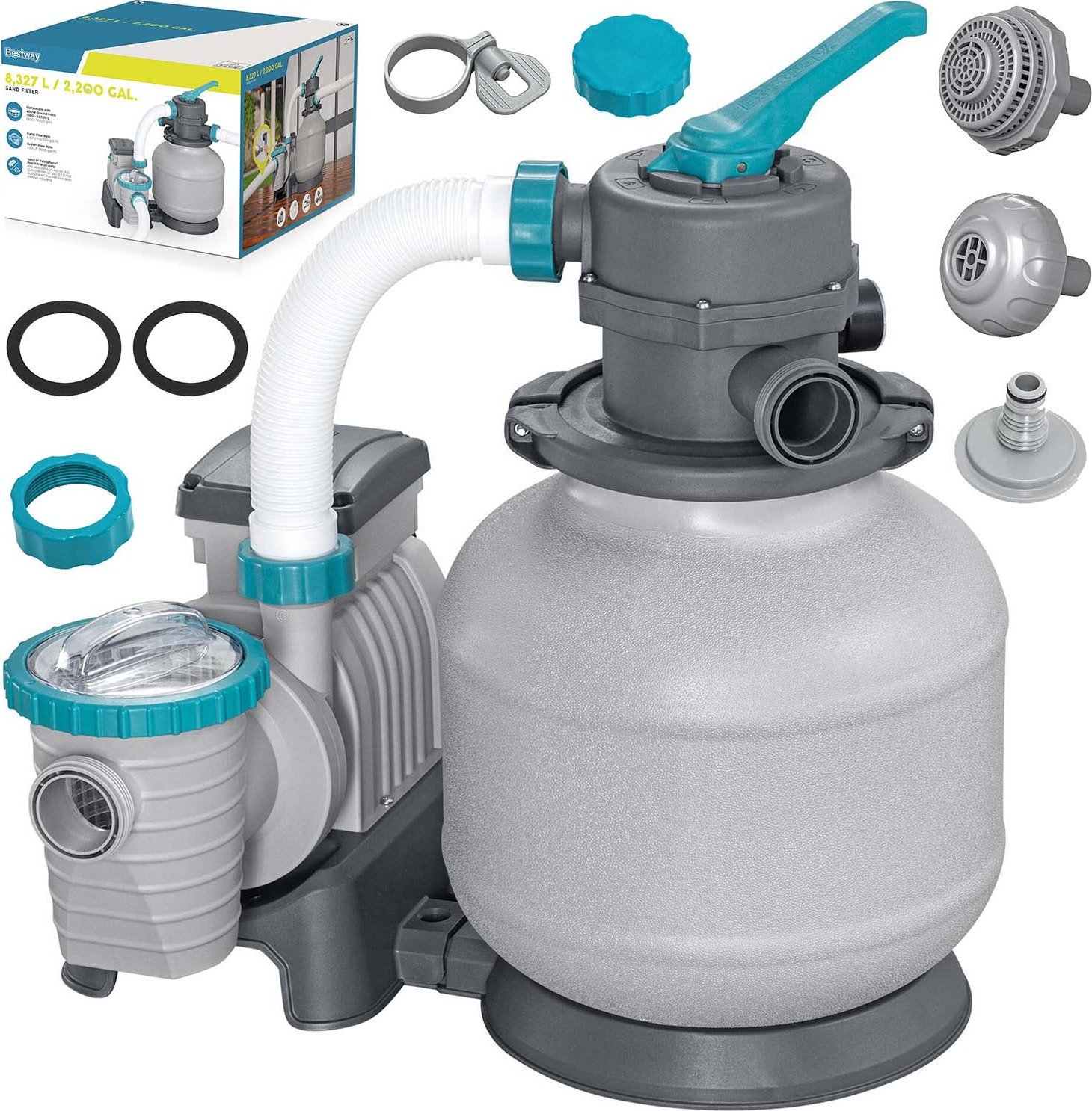 Pompa piaskowa do basenów 8327 L/h Bestway 58499