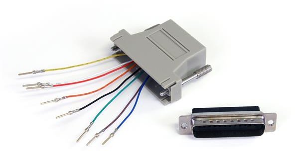 StarTech GC258MF zmieniacz płci / kabli DB-25 RJ-45 Szary