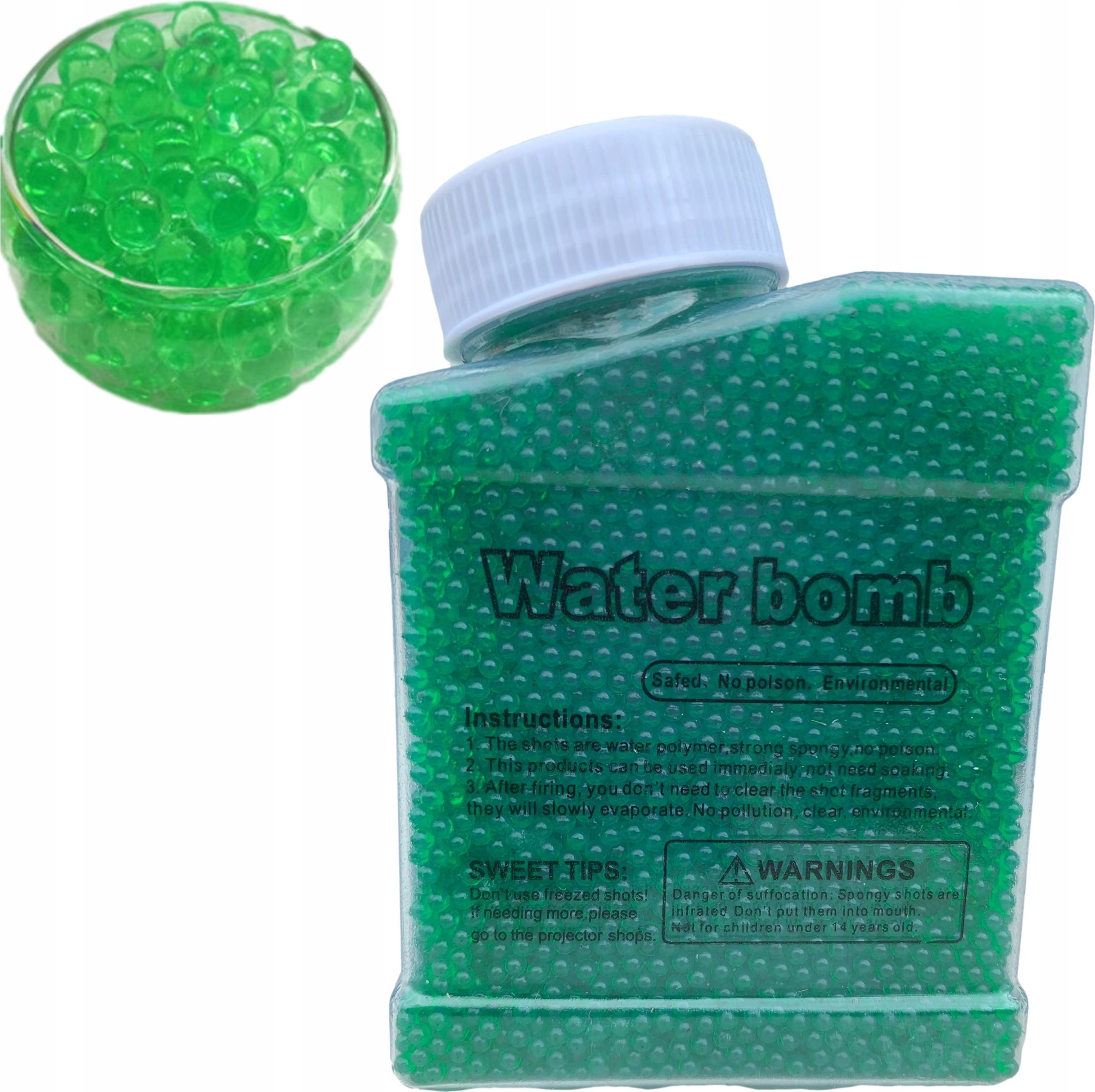 Skleplolki ŻELOWE WODNE KULKI PISTOLET KARABIN 7-8mm 20000