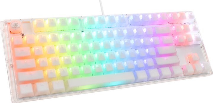 Klawiatura Ducky Ducky One 3 Aura White TKL Gaming Tastatur, RGB LED - Kailh Jellyfish Y (US)