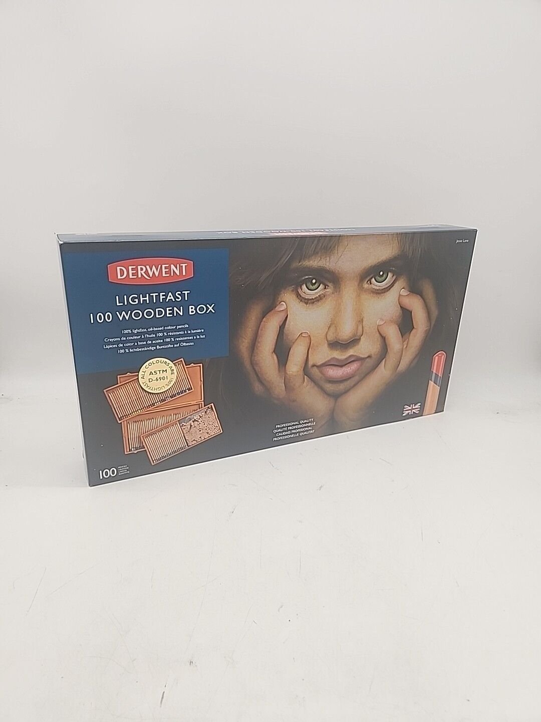 Derwent Kredki Derwent Lightfast 100 szt. w drewnianej kasetce