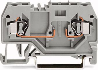 Wago Złączka szynowa 2-przewodowa 4mm2 szara (281-916)