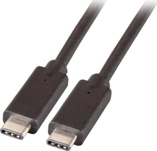 Kabel USB EFB USB-C - USB-C 0.5 m Czarny (K5283-5ASW.0,5)