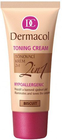 Dermacol Toning Cream 2in1 Krem koloryzujący Biscuit 30ml