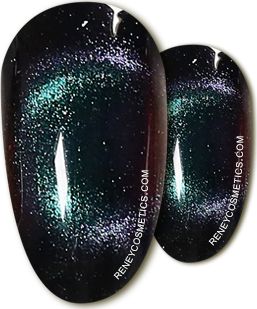Reney Cosmetics Lakier hybrydowy Reney Cat Eye Kocie oko 9D Magic Space 02 10ml uniwersalny