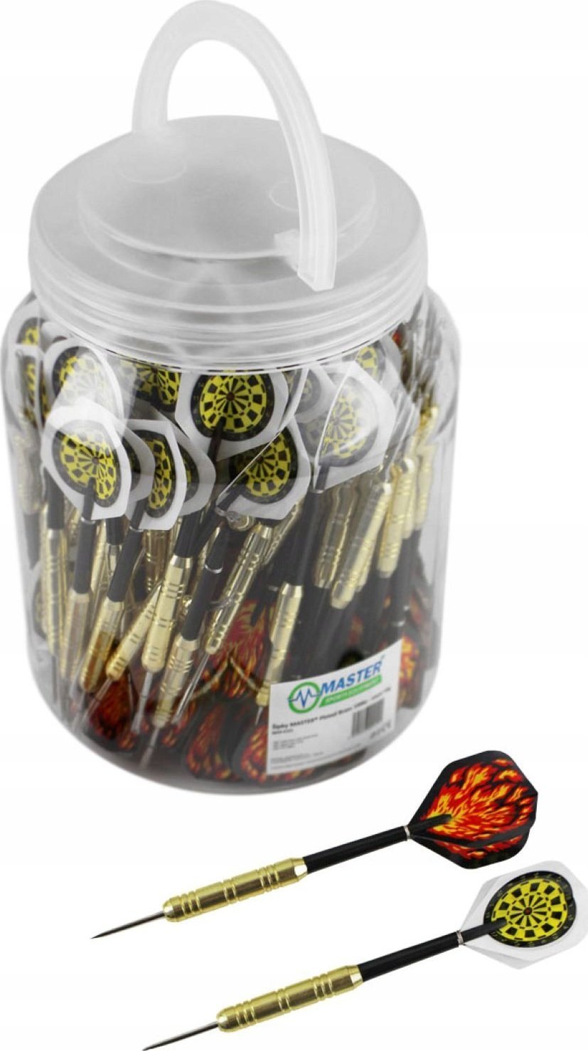 Master Lotki Rzutki do Gry w Darta MASTER 16 g (100 szt.) z ostrymi końcówkami