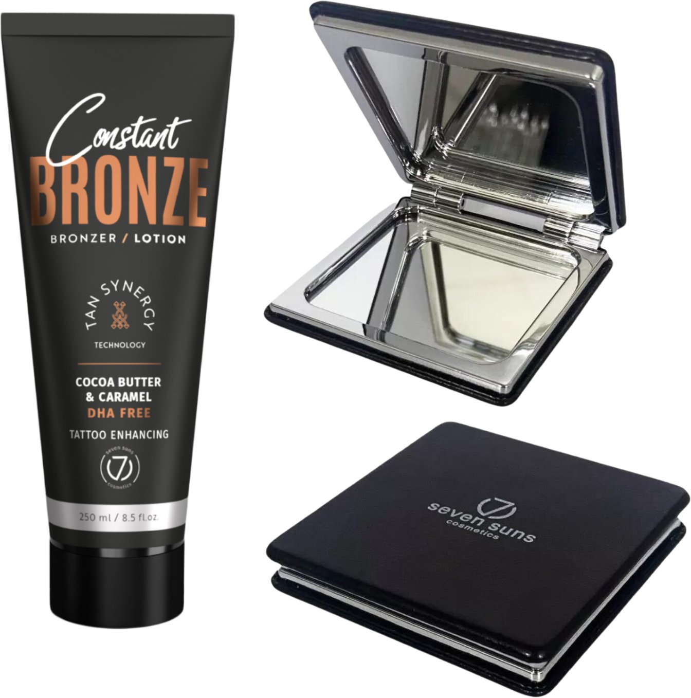 7suns Constant Bronze Bronzer Lotion 250ml + Podwójne Lusterko Gratis