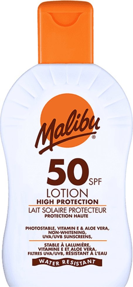 Malibu Malibu Protective Lotion SPF50 Wodoodporny Balsam 200ml