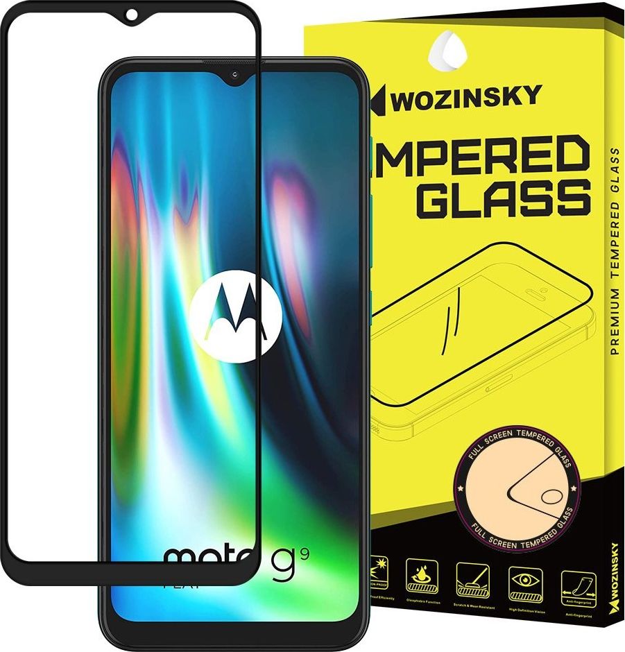 Braders Szkło Pełne do Motorola Moto G9 Play / E7 Plus