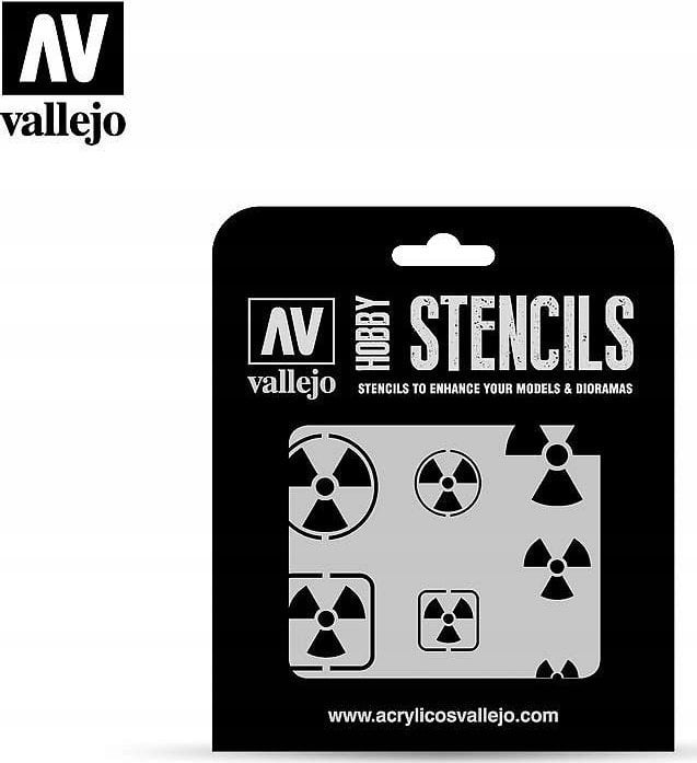 Vallejo Vallejo: Stencils - Radioactivity Signs