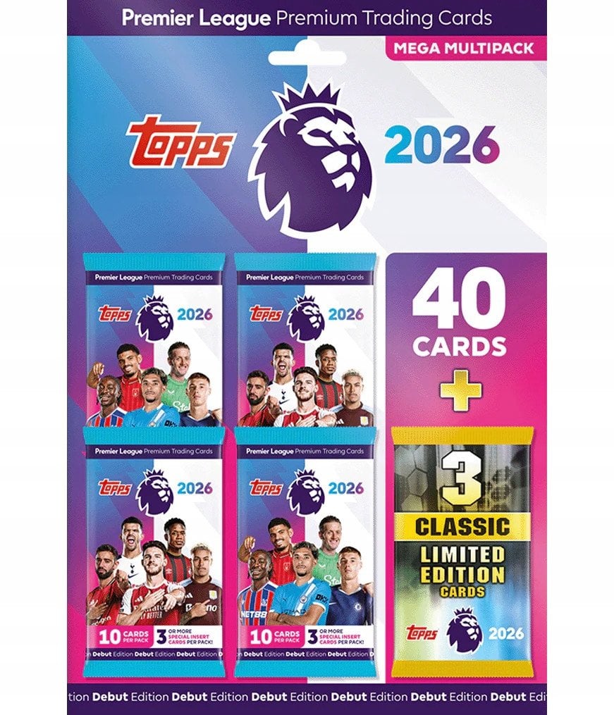 TOPPS PREMIER LEAGUE MEGA MULTIPACK