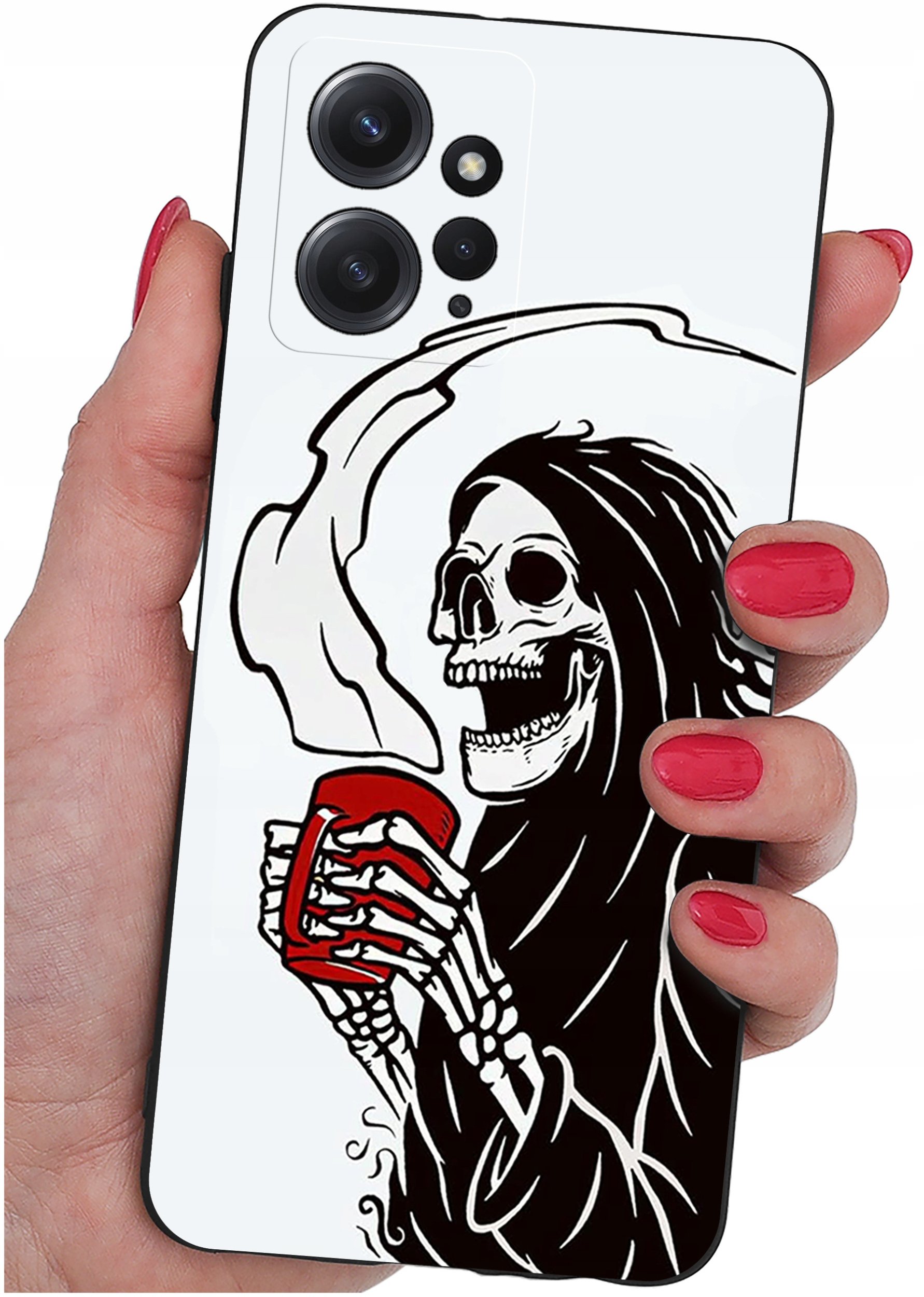 ETUI do Xiaomi Redmi Note 12 4G | WZORY | SILIKONOWE MATT CASE + SZKŁO 9H