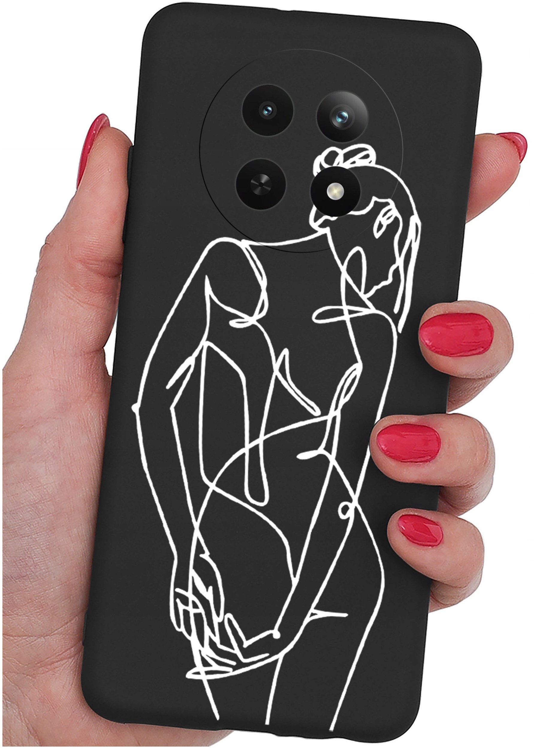 Etui do Realme 12 5G | 12x 5G WZORY |SILIKONOWE MATT CASE + SZKŁO 9H