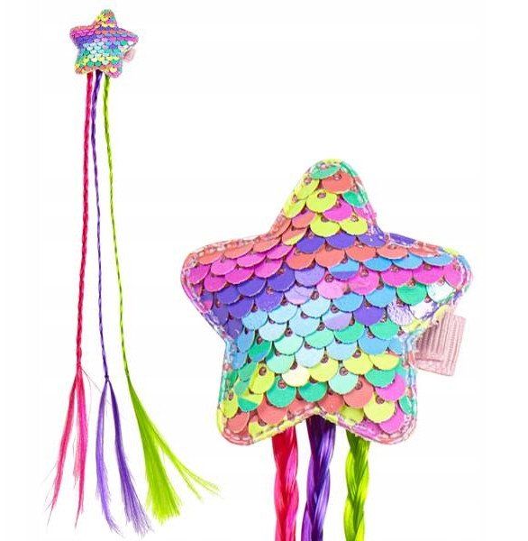 Hår extensions med stjerne