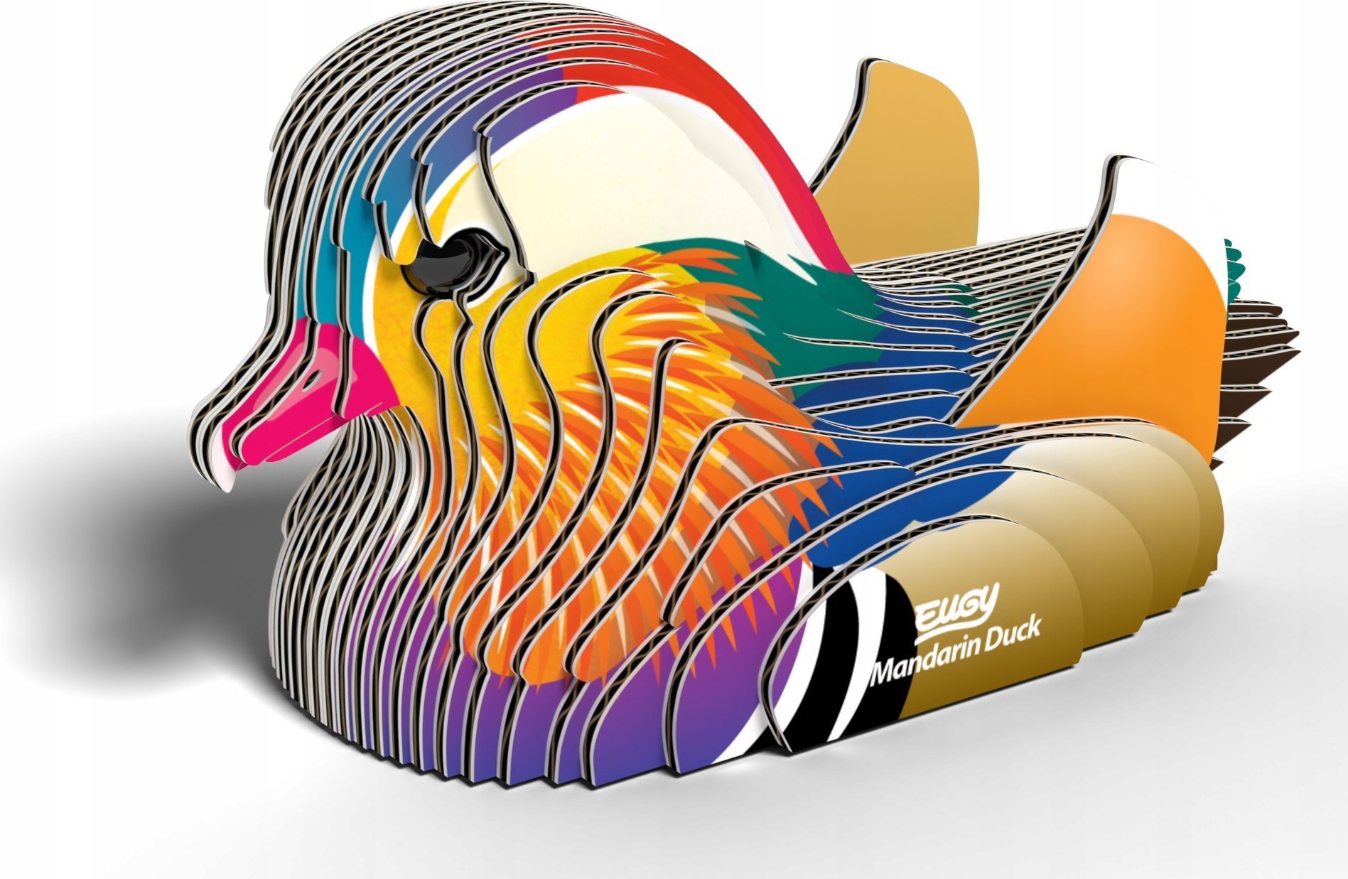 Teka Kaczka Mandarynka Eugy. Eko* Układanka 3D