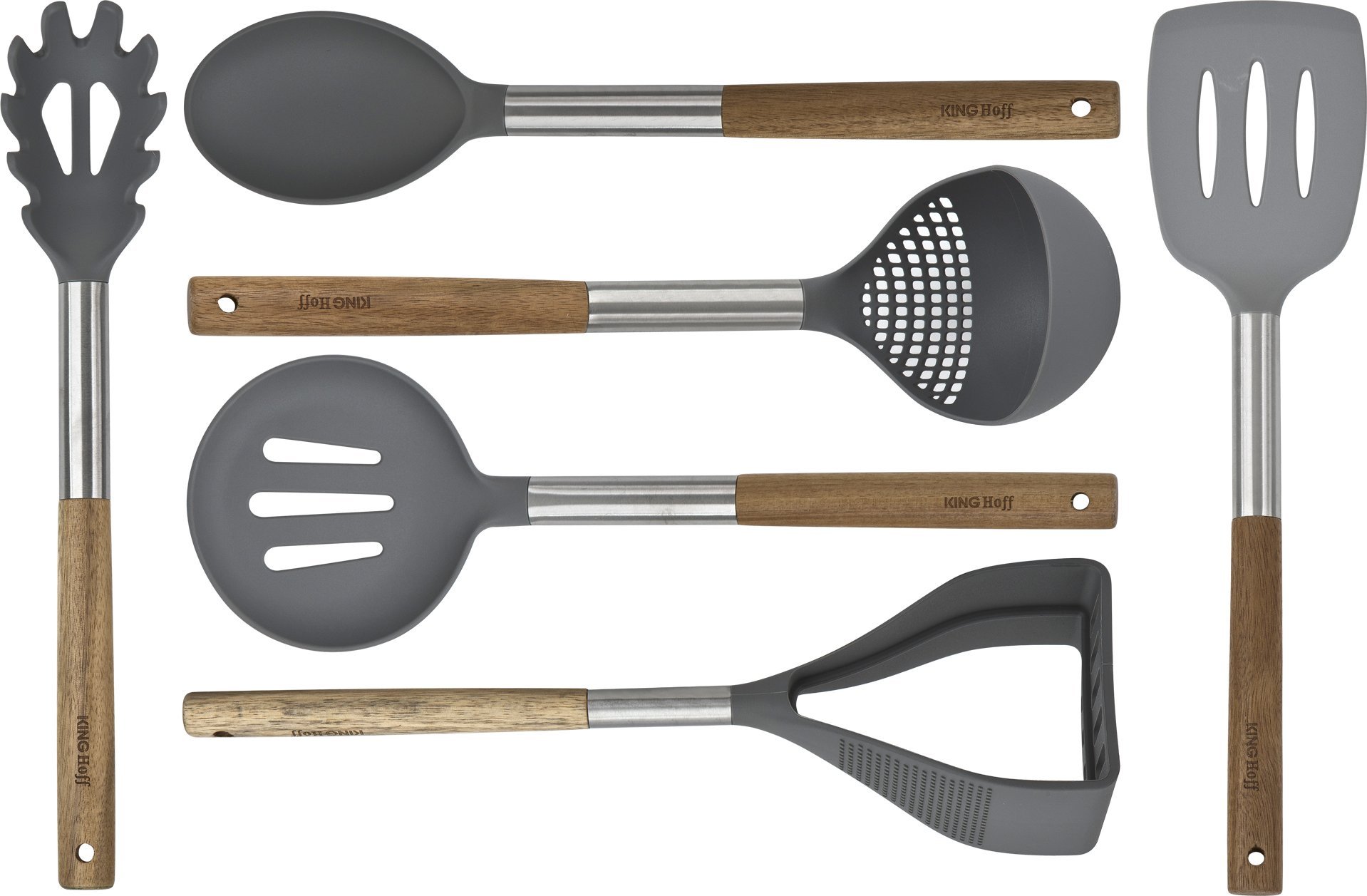 KingHoff Przybory kuchenne 7 el. nylonowe KH-1325