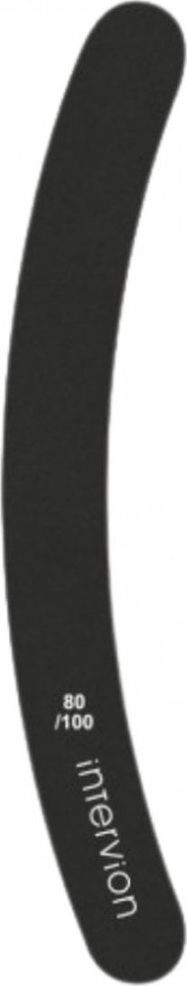 Inter-vion Pilnik Do Paznokci Czarny Banan 80/100 499156