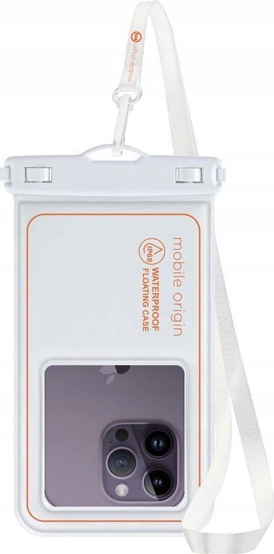 Mobile Origin Wodoodporne etui 6,8" white/orange