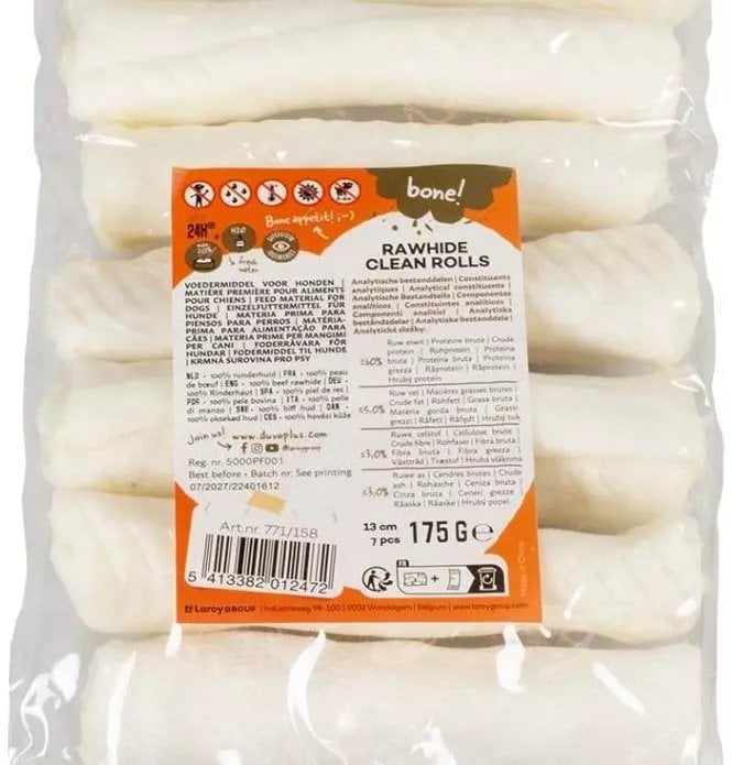 Duvo+ Przysmak Dla Psa Rolka Wiązana Biała 175g 7szt