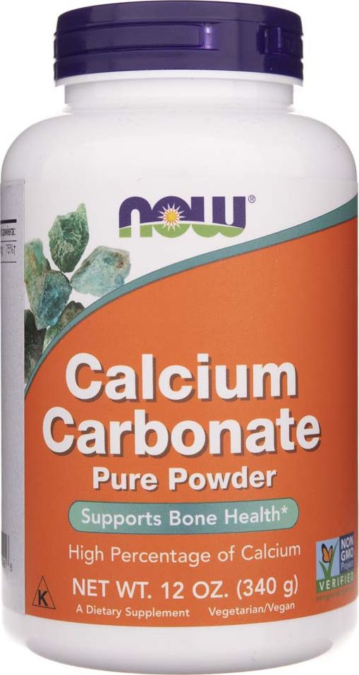 NOW Foods Now Foods Węglan wapnia proszek - 340 g