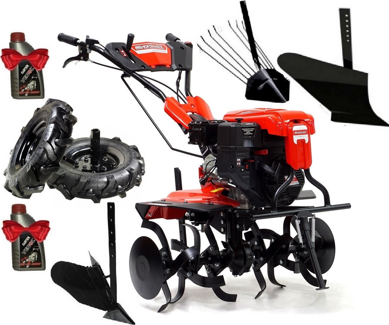 Glebogryzarka Hortmasz Glebogryzarka HGS LX1000 HS212 HORTMASZ Spalinowa + 7-elementowy zestaw